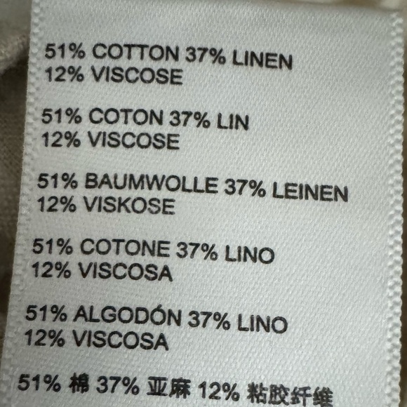 Urban Outfitters Striped Linen Blend Pants Size Large - Picture 4 of 4